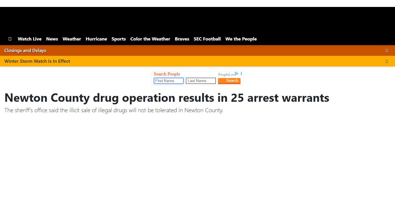 Newton County drug operation results in 25 arrest warrants